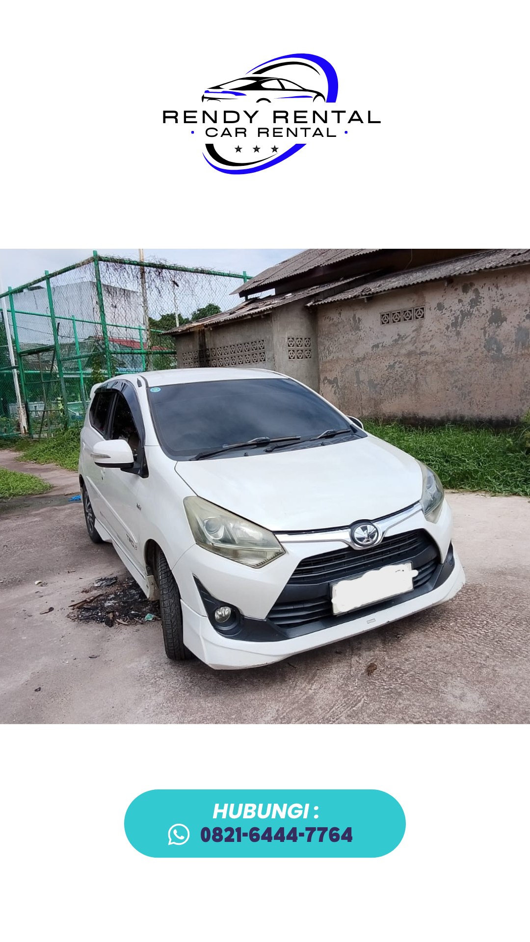 Sewa Toyota Agya Batam